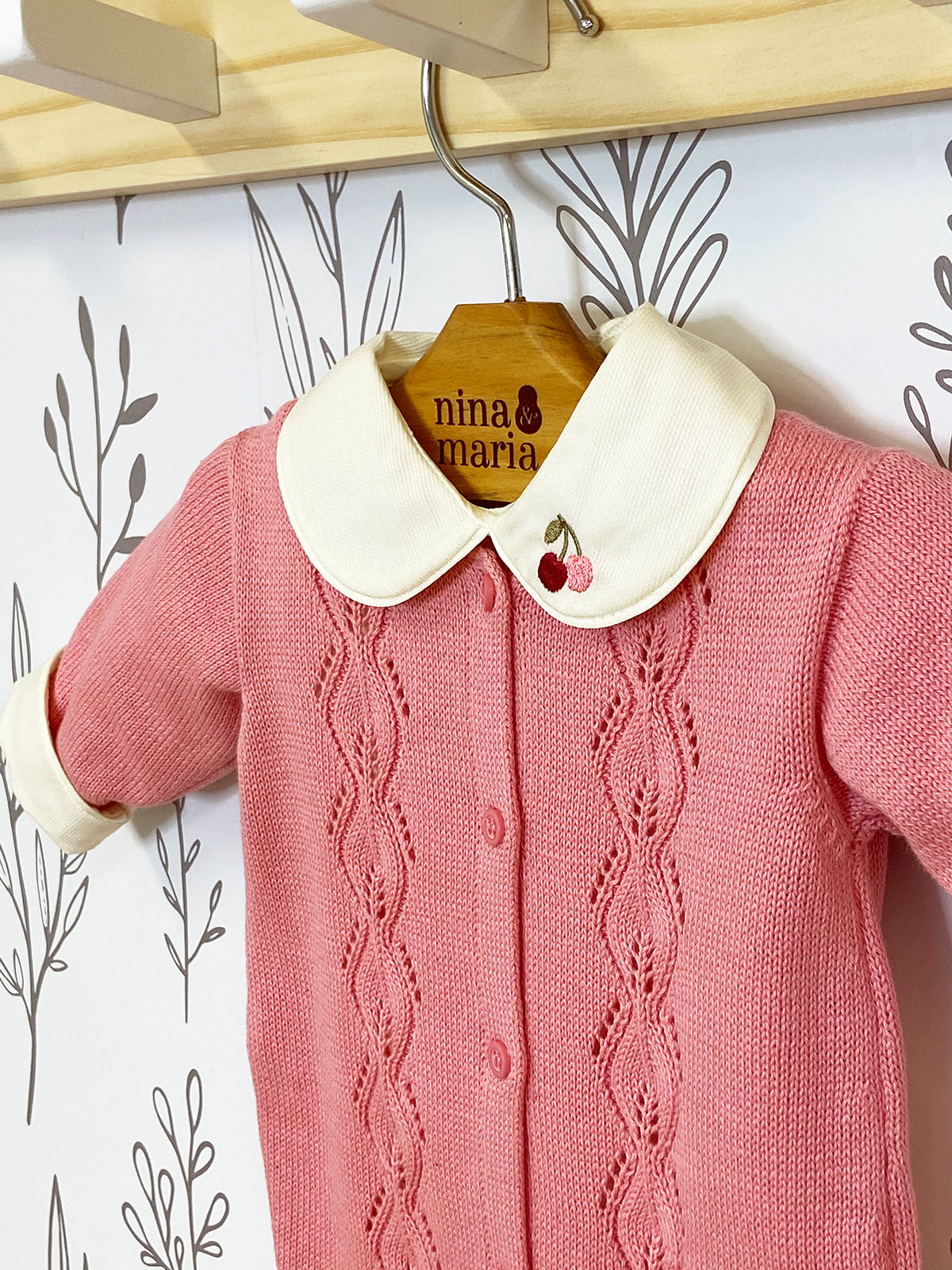 Macacão Corda Feminino Chiclete - Nina & Maria Baby Store