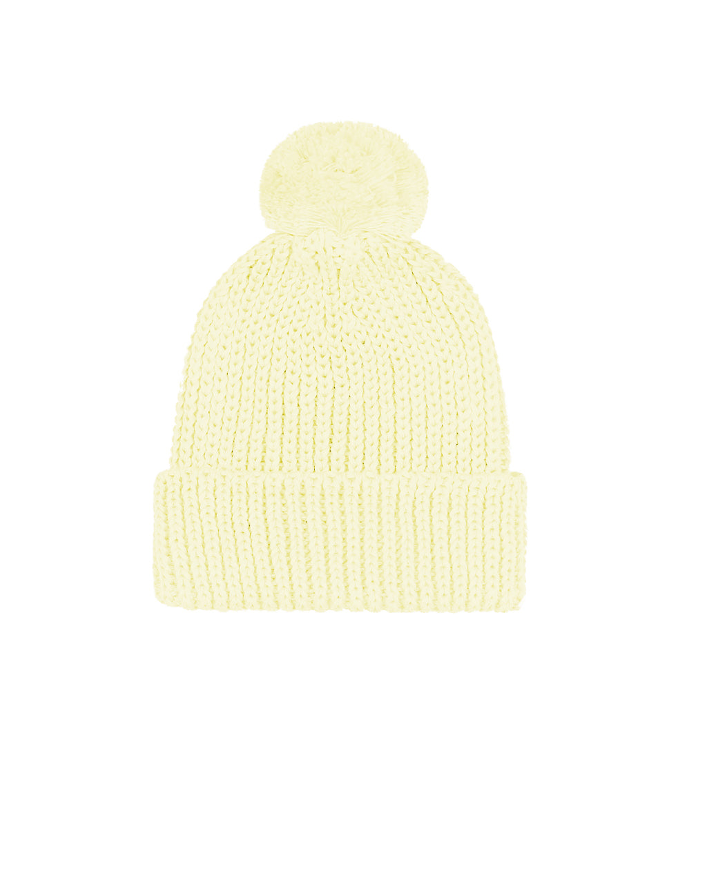 Gorro Pompom Amarelo