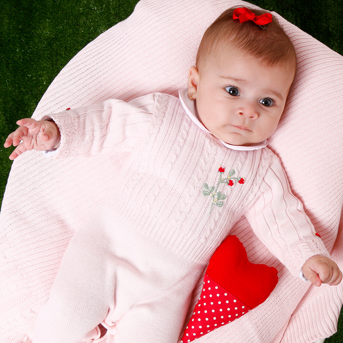 Saída de Maternidade Moranguinho Rosa - Nina & Maria Baby Store
