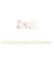 Lacinho de Cabelo Pérola Off White