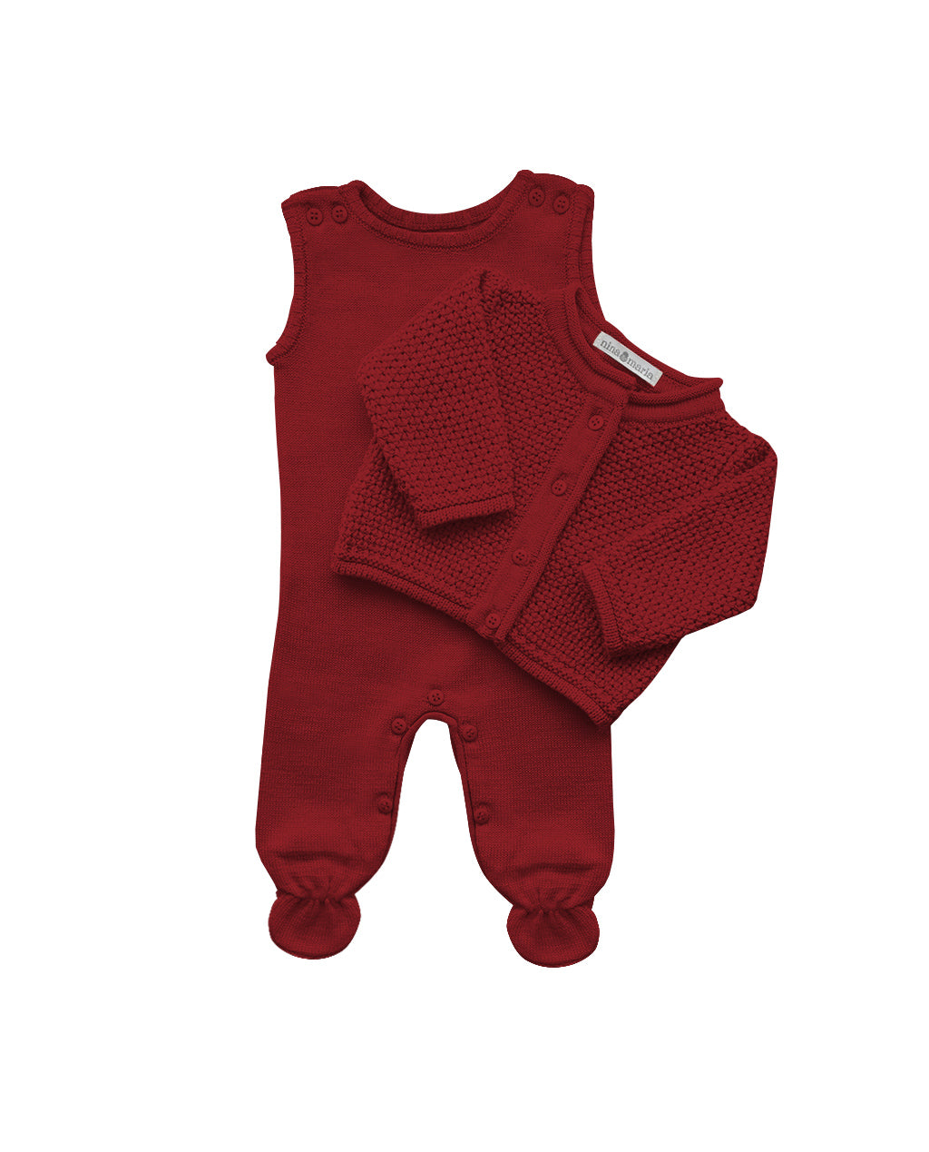 Saída Maternidade Pipoca Vermelha - Nina & Maria Baby Store