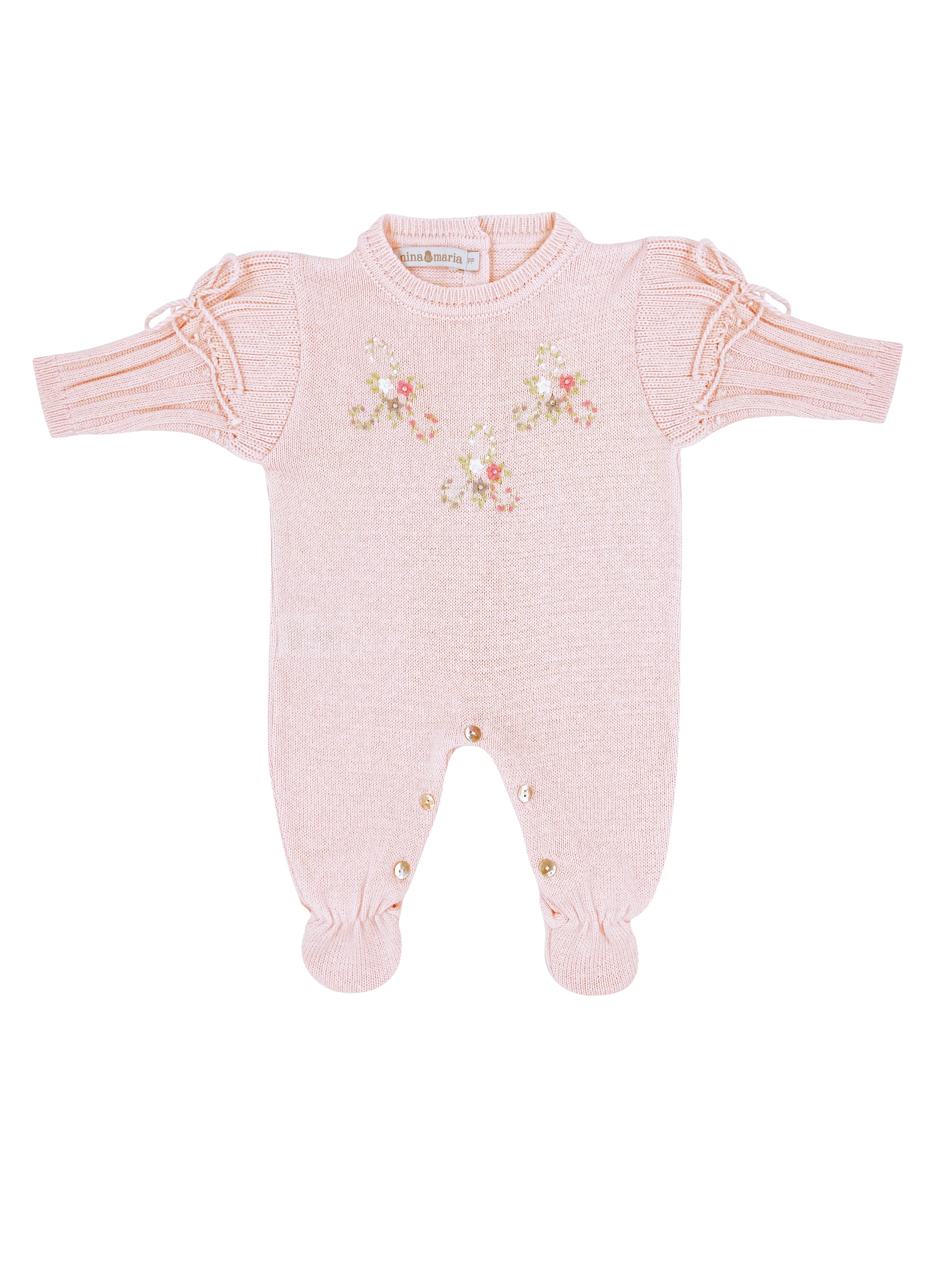 Macacão Bufante Rosa - Nina & Maria Baby Store