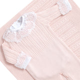 Saída de Maternidade Braid Rosa - Nina & Maria Baby Store