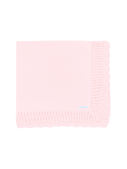 Manta Renda Rosa - Nina & Maria Baby Store