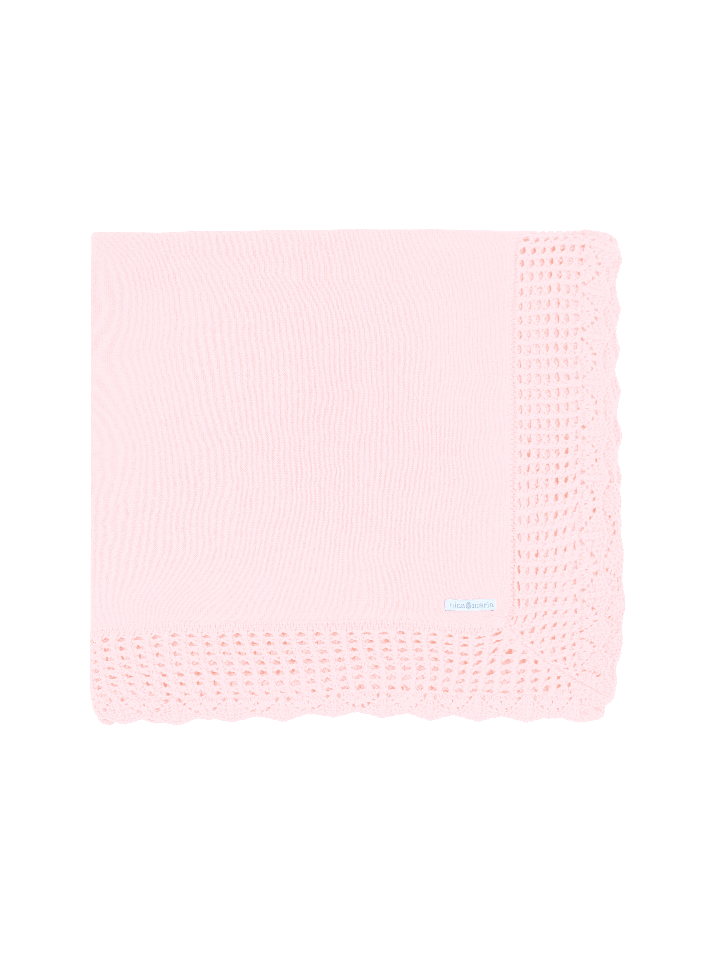 Manta Renda Rosa - Nina & Maria Baby Store