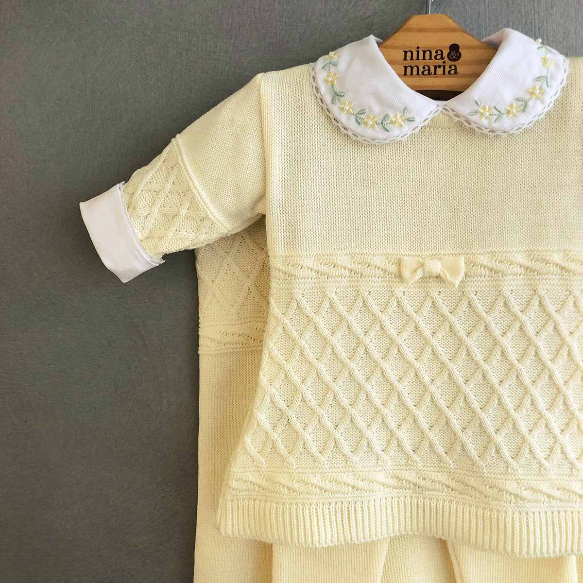 Saída Vestido Sophie Amarelo - Nina & Maria Baby Store