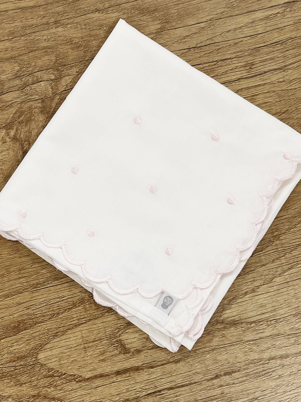 Vira-Manta Cambraia Ondinha Poá Rosa